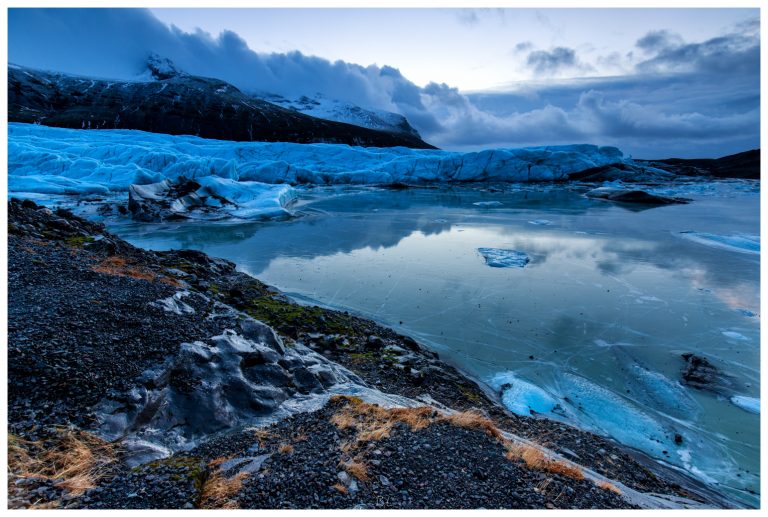 Svinafellsjökull. Island