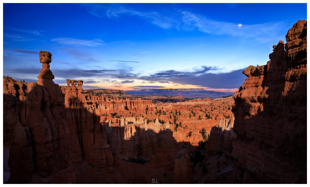 Thors Hammer im Mondschein - Bryce Canyon, Utah